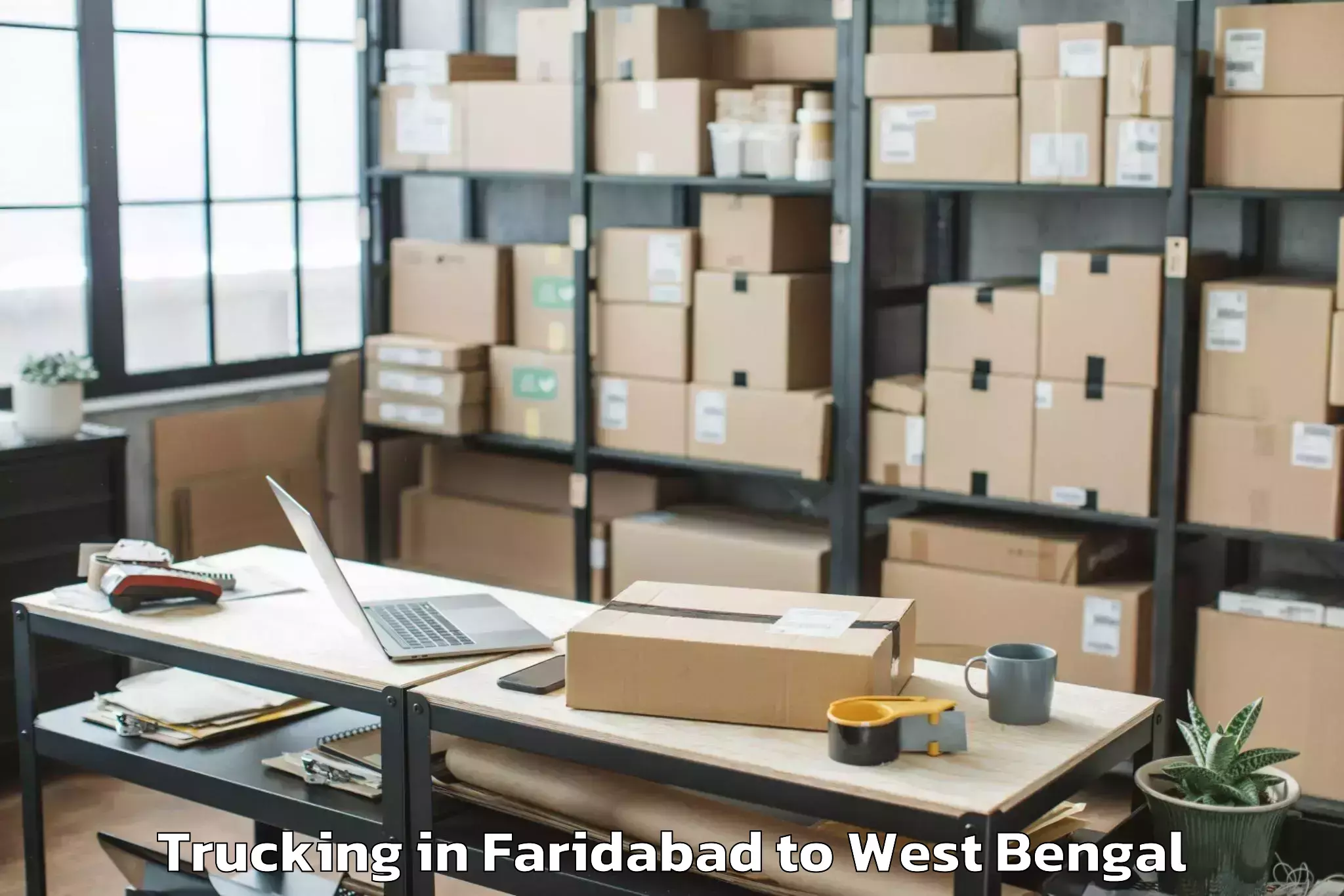 Book Your Faridabad to Belda Trucking Today